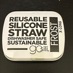 Gosili frost Reusable Silicone Straw XLong